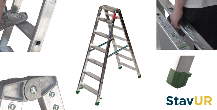 DUPLA Dvojstranné schodíky - grafika